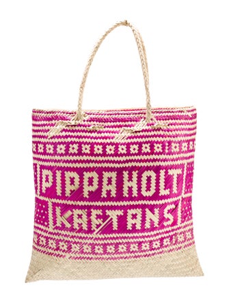 Pippa Holt Straw Top Handle Bag