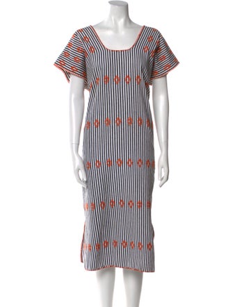Pippa Holt Striped Midi Length Dress