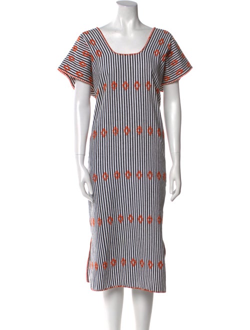 Pippa Holt Striped Midi Length Dress