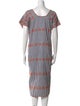 Pippa Holt Striped Midi Length Dress