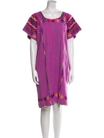 Pippa Holt Striped Knee-Length Dress