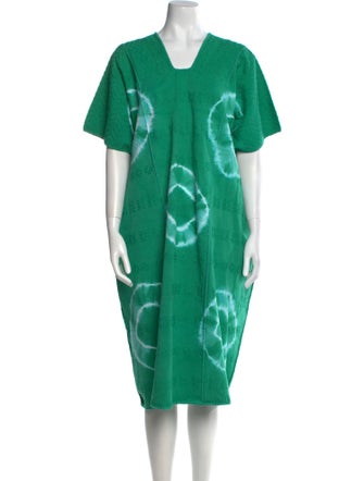Pippa Holt Tie-Dye Print Midi Length Dress