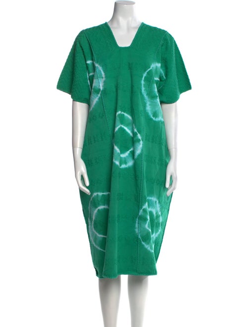 Pippa Holt Tie-Dye Print Midi Length Dress