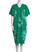 Pippa Holt Tie-Dye Print Midi Length Dress