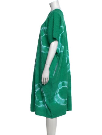 Pippa Holt Tie-Dye Print Midi Length Dress