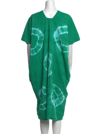 Pippa Holt Tie-Dye Print Midi Length Dress