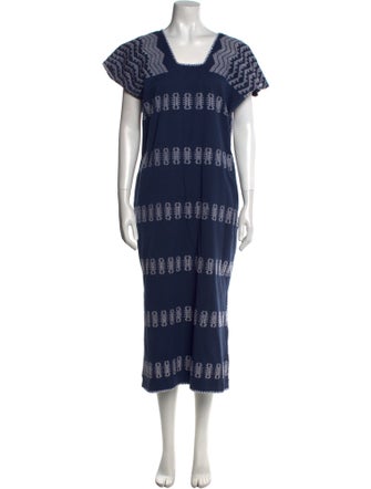 Pippa Holt Lace Pattern Long Dress