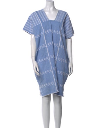 Pippa Holt Striped Knee-Length Dress