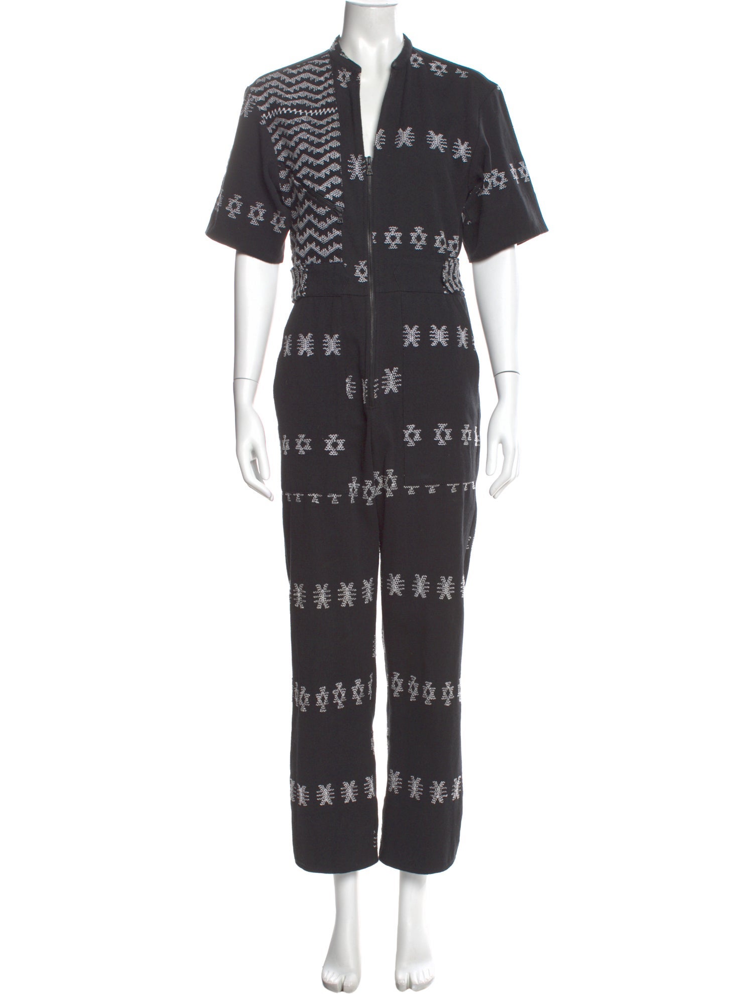 Pippa Holt Printed V-Neck Jumpsuit