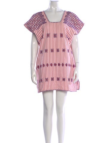 Pre-owned Pippa Holt Printed Mini Dress In Pink