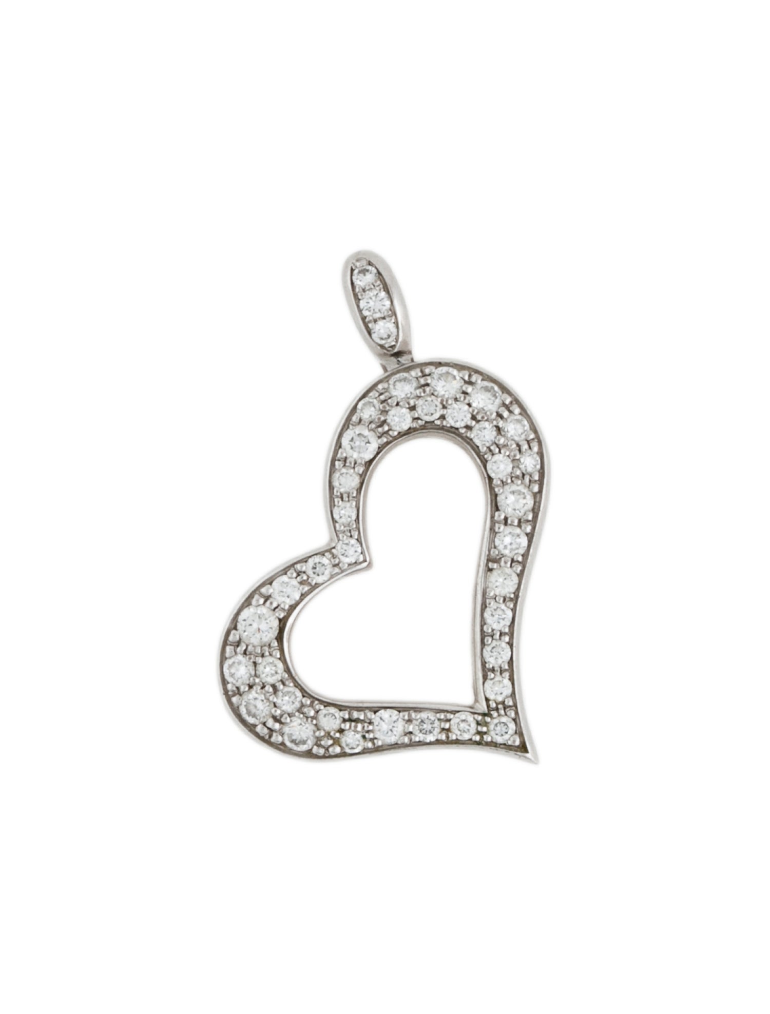 Piaget 18K Diamond Heart Pendant