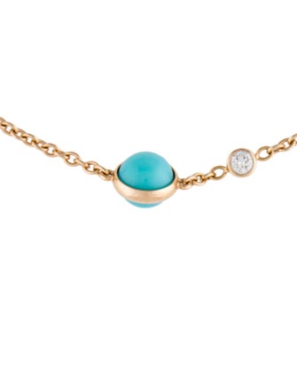 Piaget 18K Turquoise & Diamond Possession Bracelet