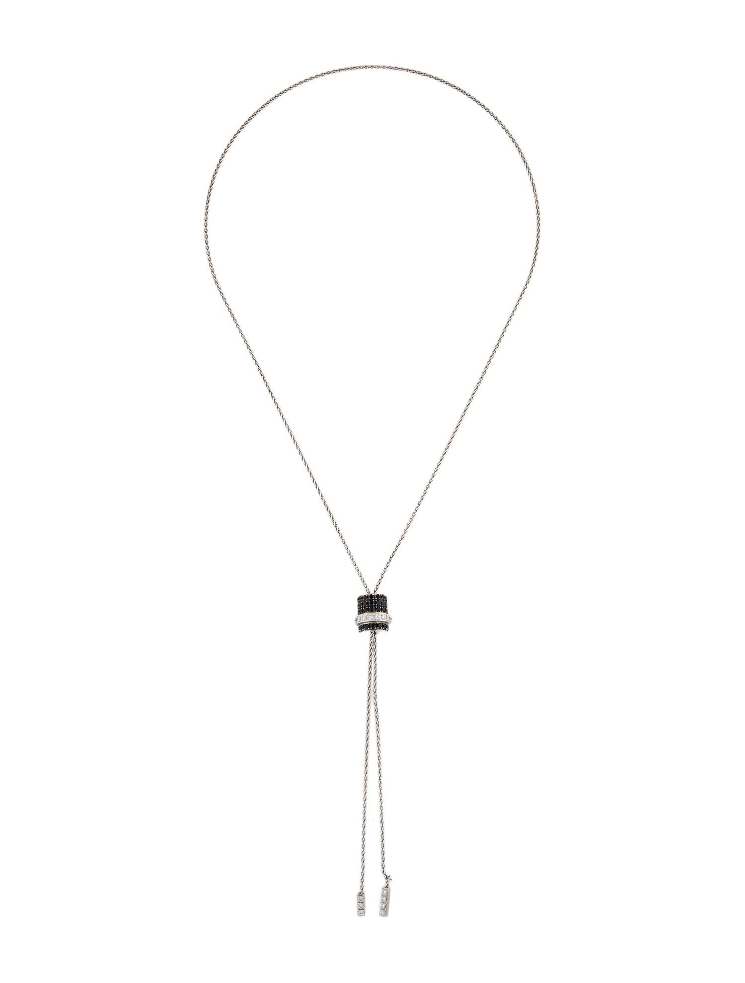 Piaget 18K Sapphire & Diamond Adjustable Bolo Necklace