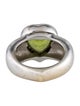 Piaget 18K Peridot & Diamond Heart Cocktail Ring