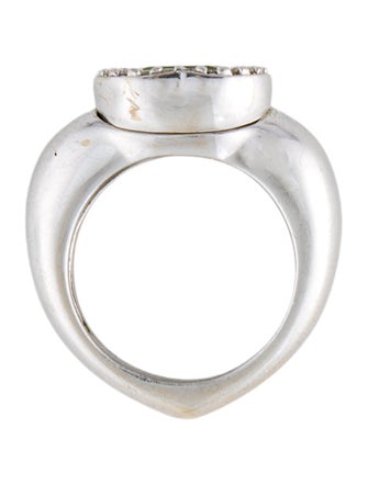 Piaget 18K Peridot & Diamond Heart Cocktail Ring