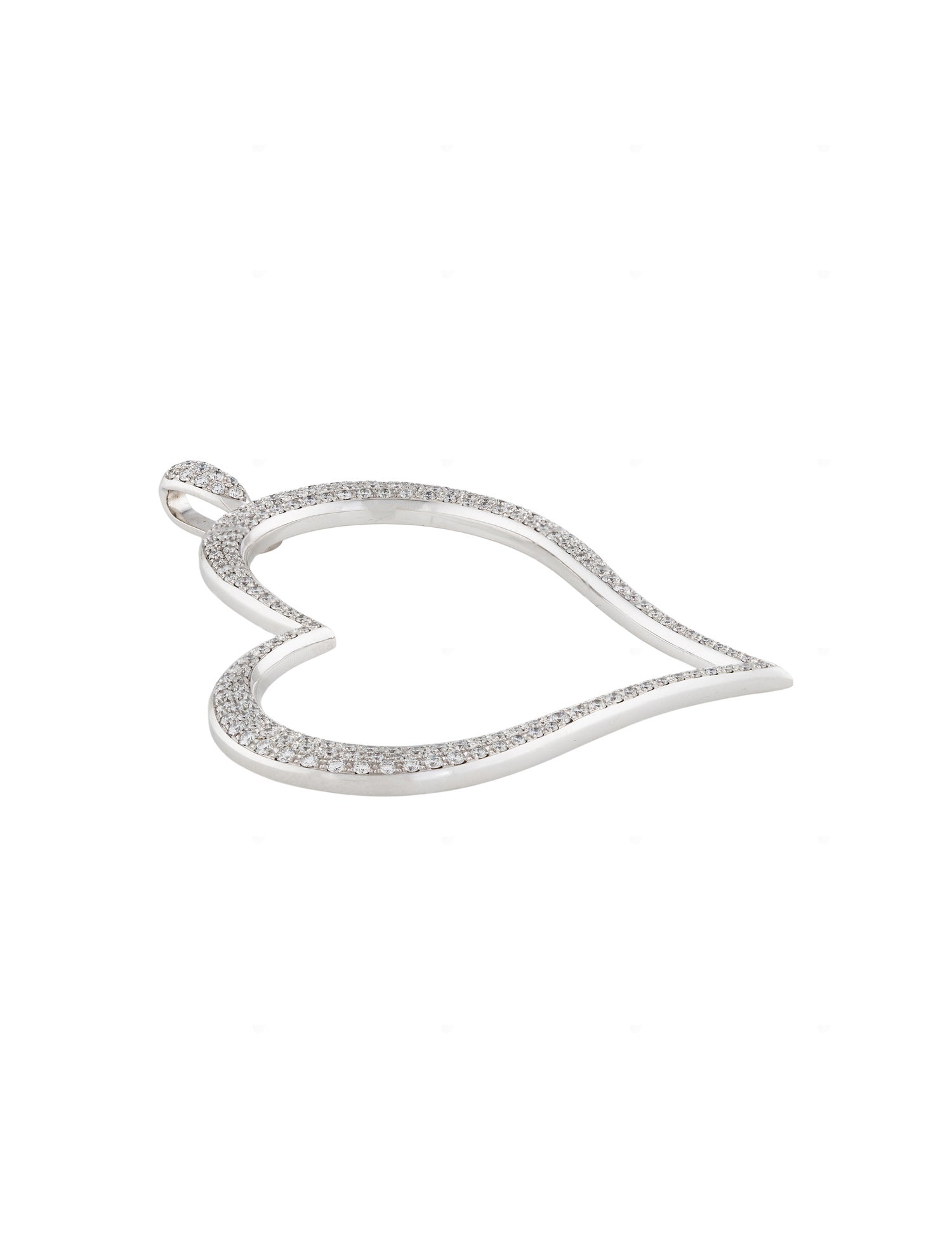 Piaget 18K 2.01ctw Diamond Large Heart Pendant