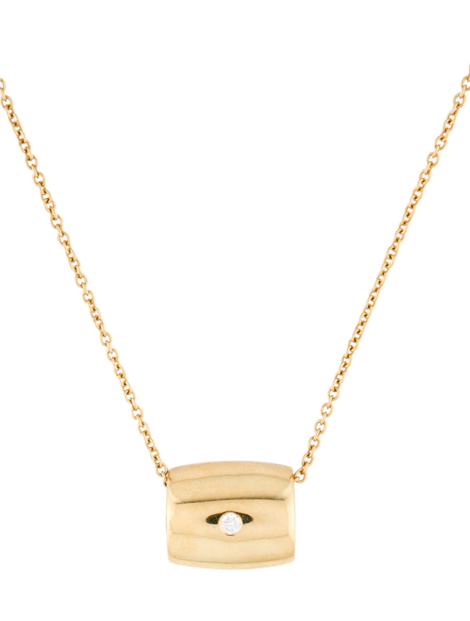 Piaget 18K Vintage Diamond Pendant Necklace