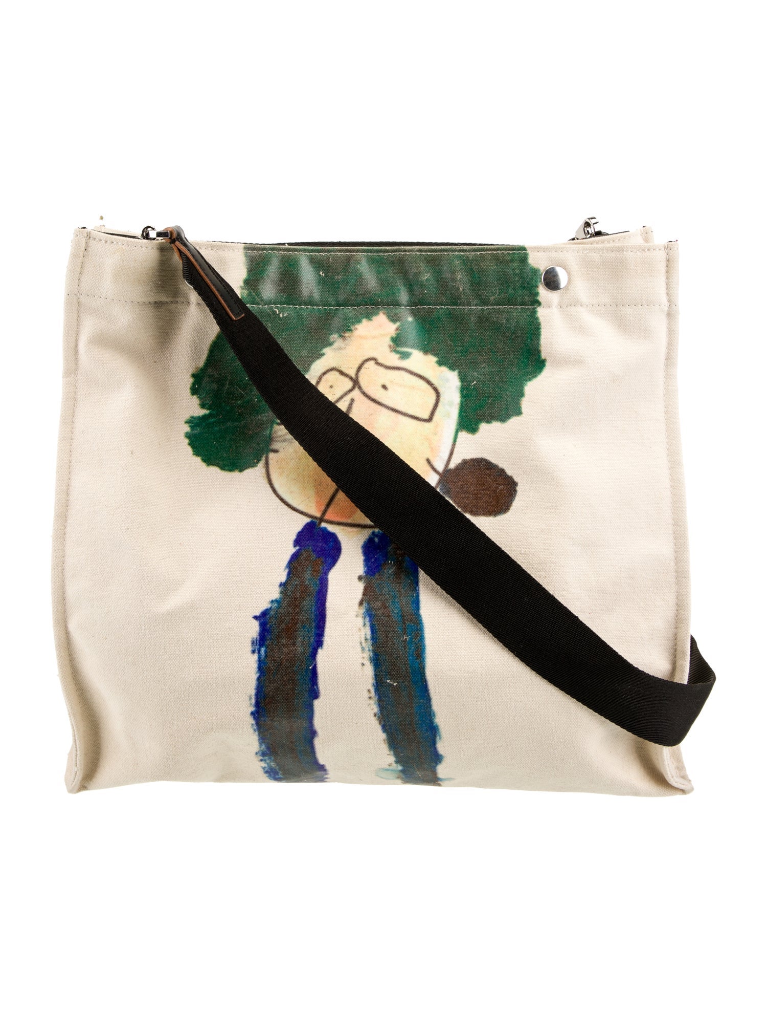 PLAN C Canvas Messenger Bag