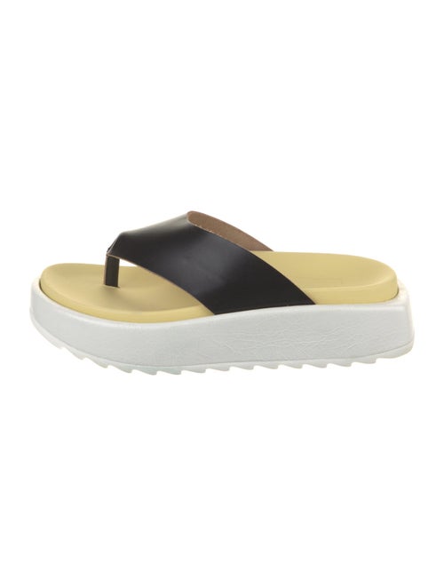 PLAN C Leather Slides