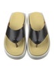 PLAN C Leather Slides