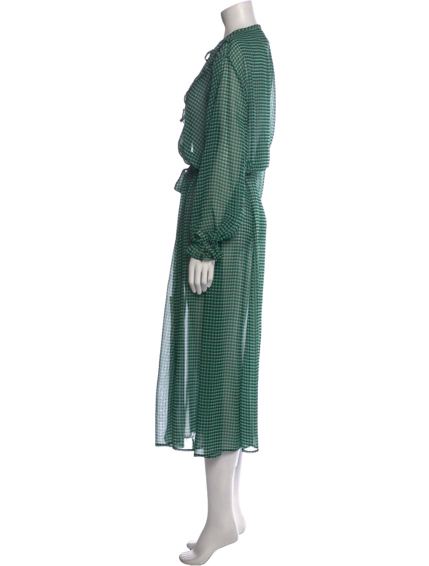 PLAN C V-Neck Long Dress