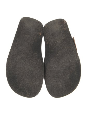 PLAN C Leather Slides