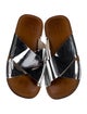 PLAN C Leather Slides