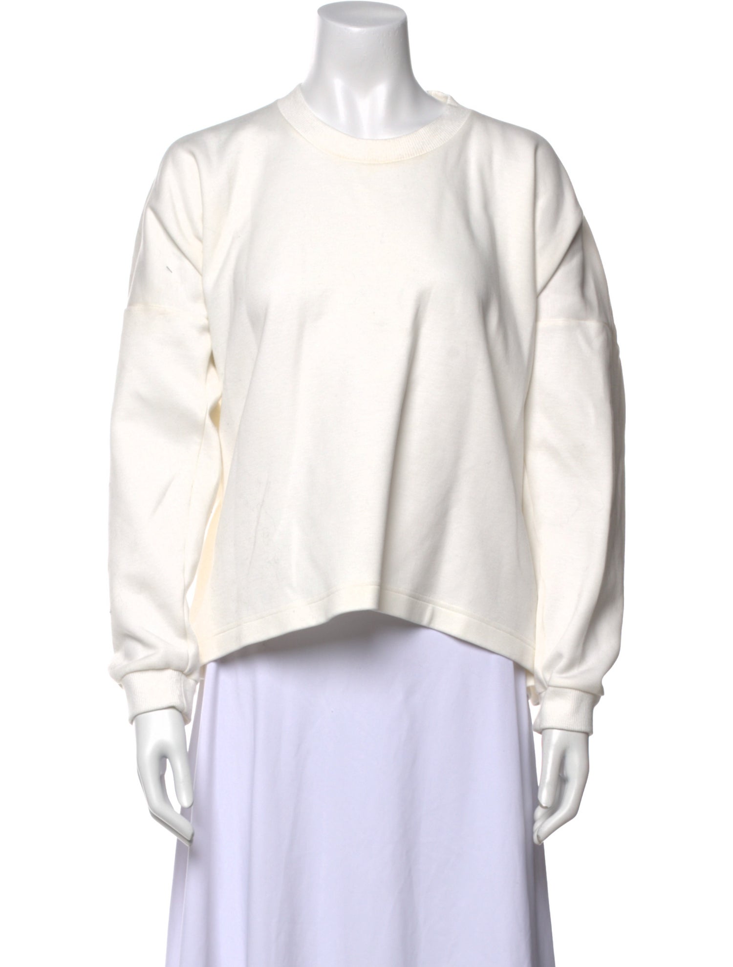 PLAN C Crew Neck Long Sleeve Sweatshirt