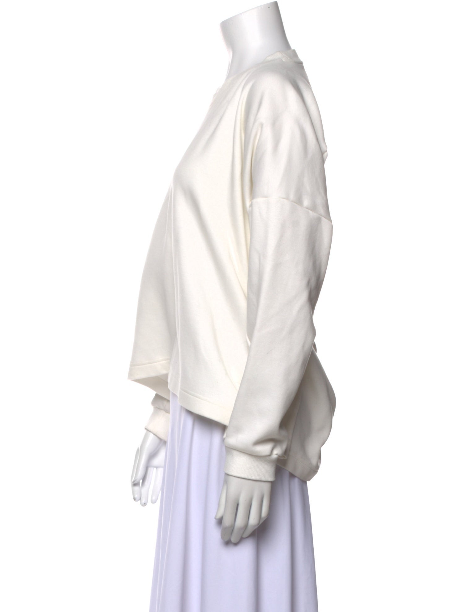 PLAN C Crew Neck Long Sleeve Sweatshirt