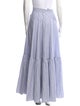 PLAN C Striped Long Skirt