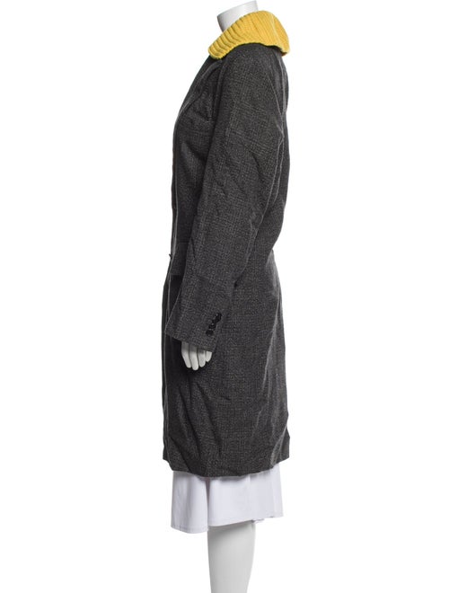 PLAN C Wool Tweed Pattern Coat