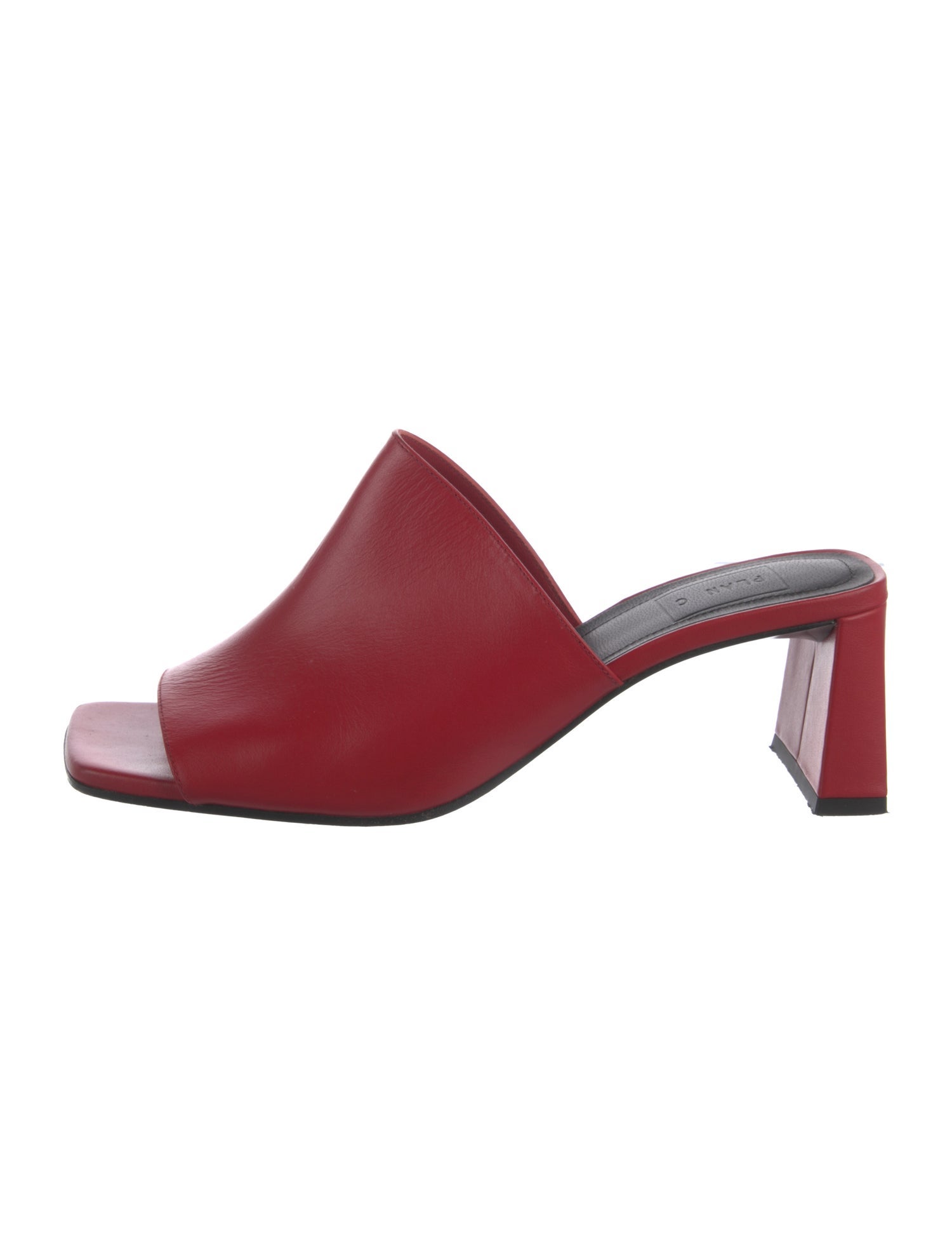 PLAN C Vintage Leather Slides