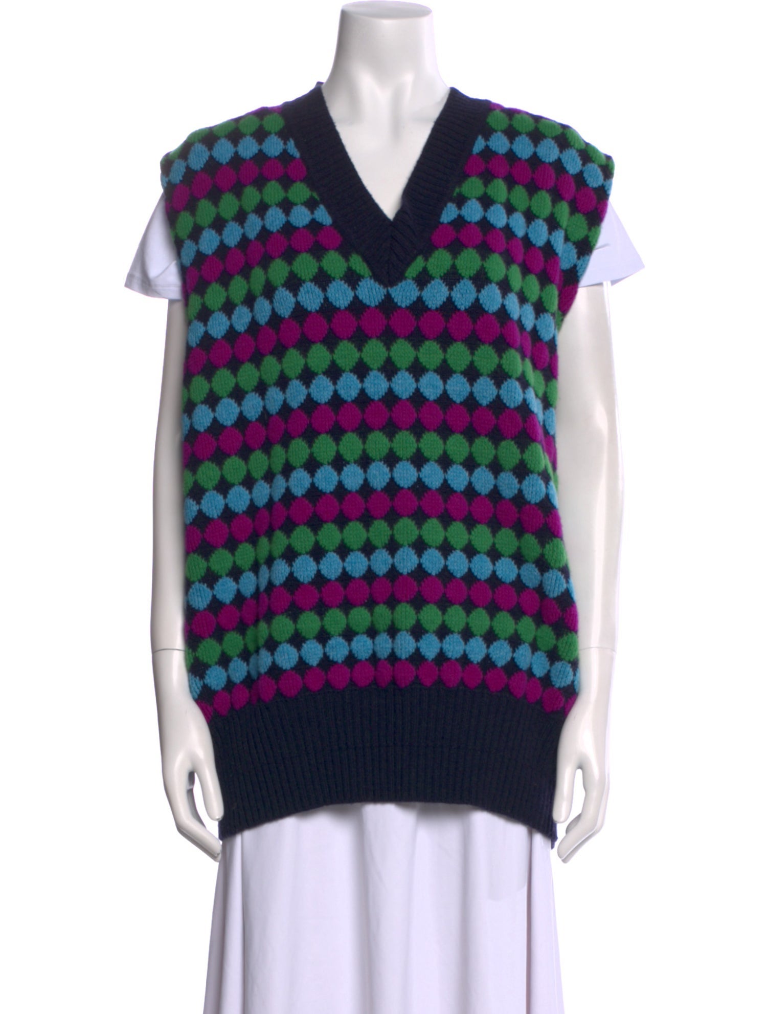 PLAN C Virgin Wool Printed Sweater