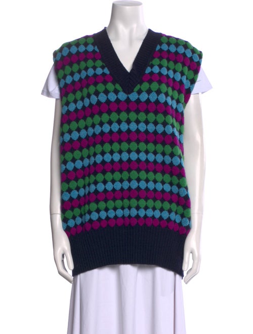 PLAN C Virgin Wool Printed Sweater