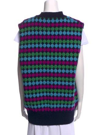 PLAN C Virgin Wool Printed Sweater