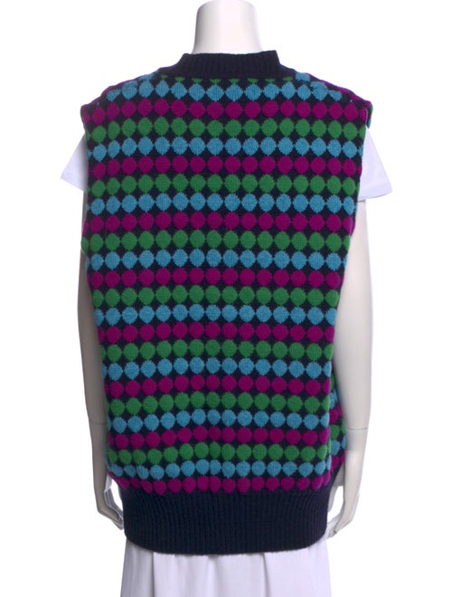 PLAN C Virgin Wool Printed Sweater