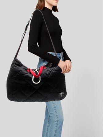 PLAN C Nylon Weekender Bag