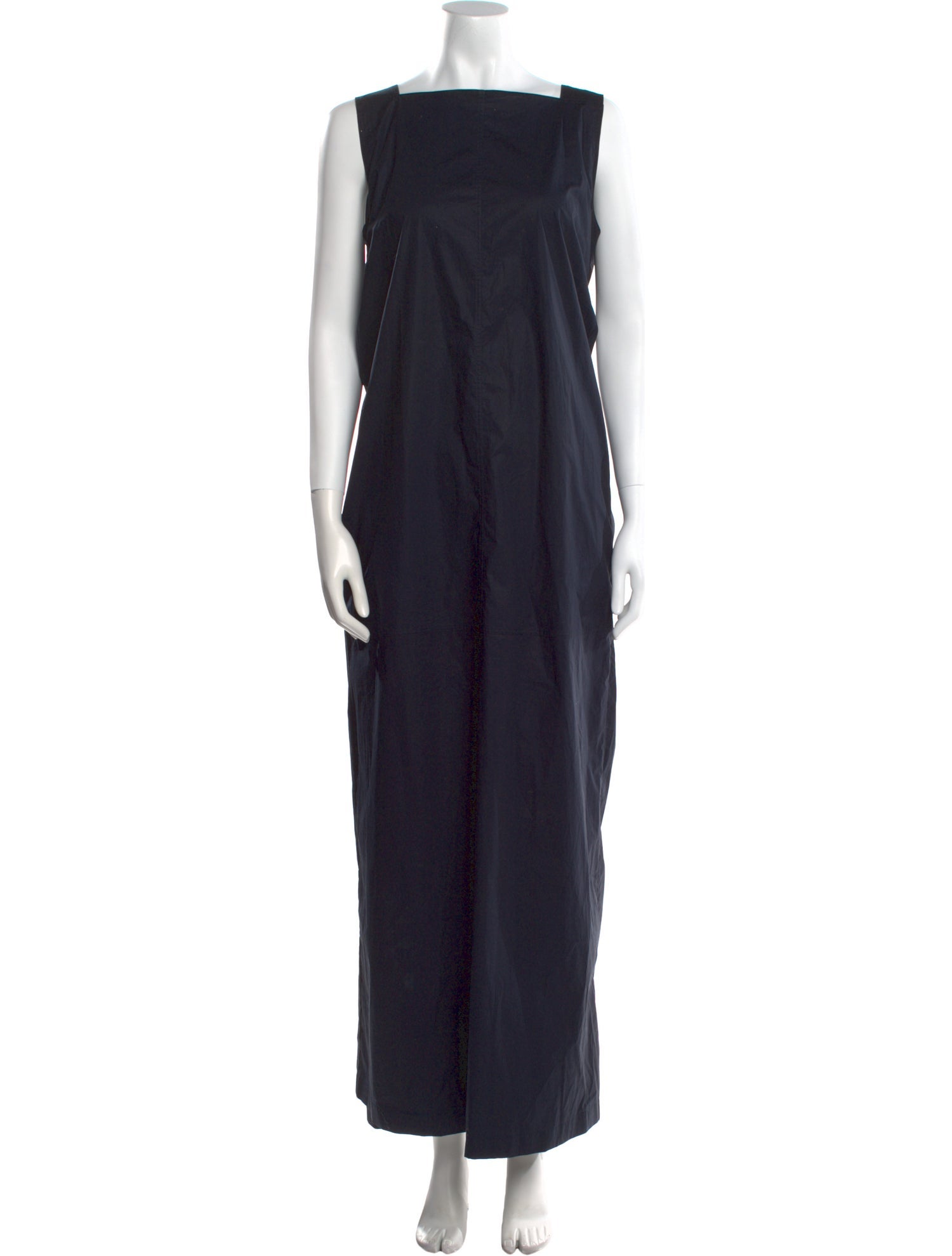 PLAN C Square Neckline Long Dress