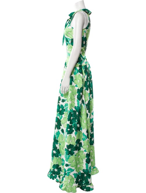 PLAN C Floral Print Long Dress