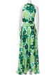 PLAN C Floral Print Long Dress