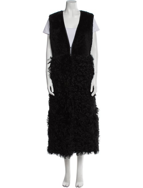 PLAN C Shearling Fur Coat