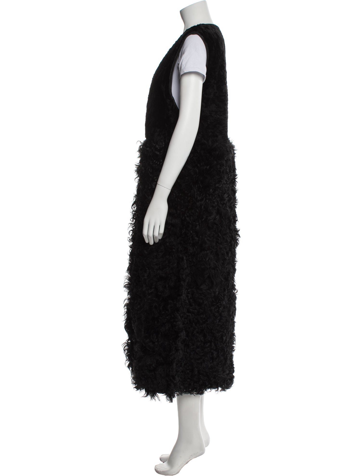 PLAN C Shearling Fur Coat