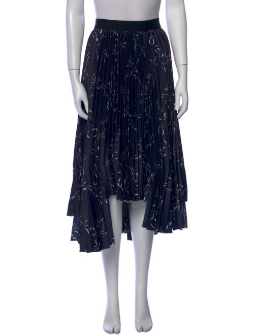 PLAN C Printed Midi Length Skirt