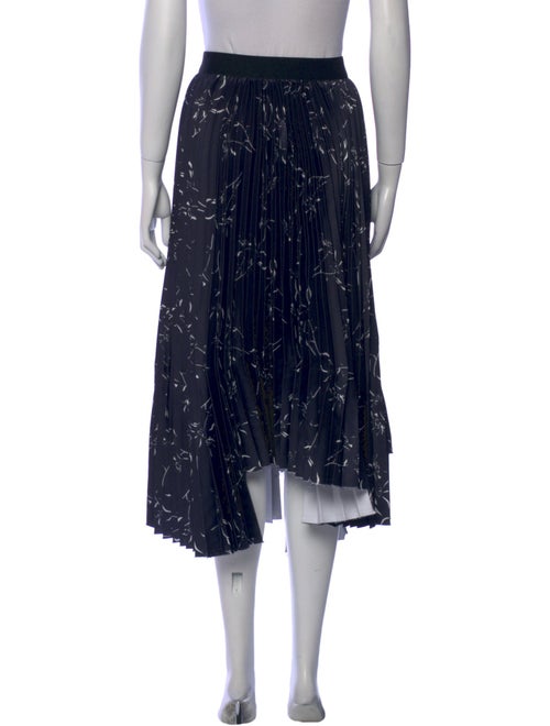 PLAN C Printed Midi Length Skirt