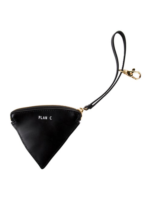 PLAN C Leather Coin Pouch