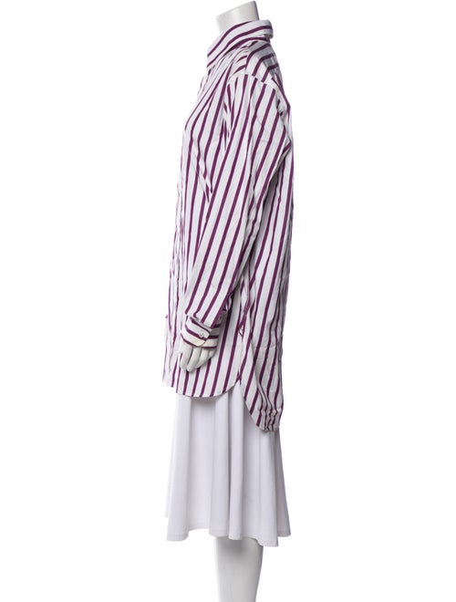 PLAN C Striped Long Sleeve Tunic