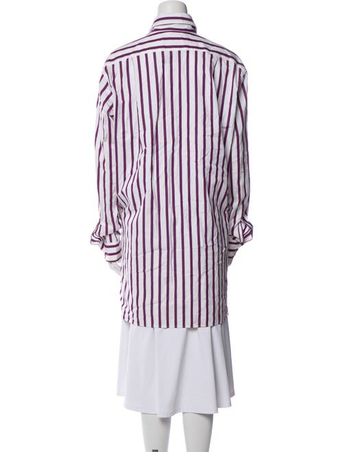 PLAN C Striped Long Sleeve Tunic