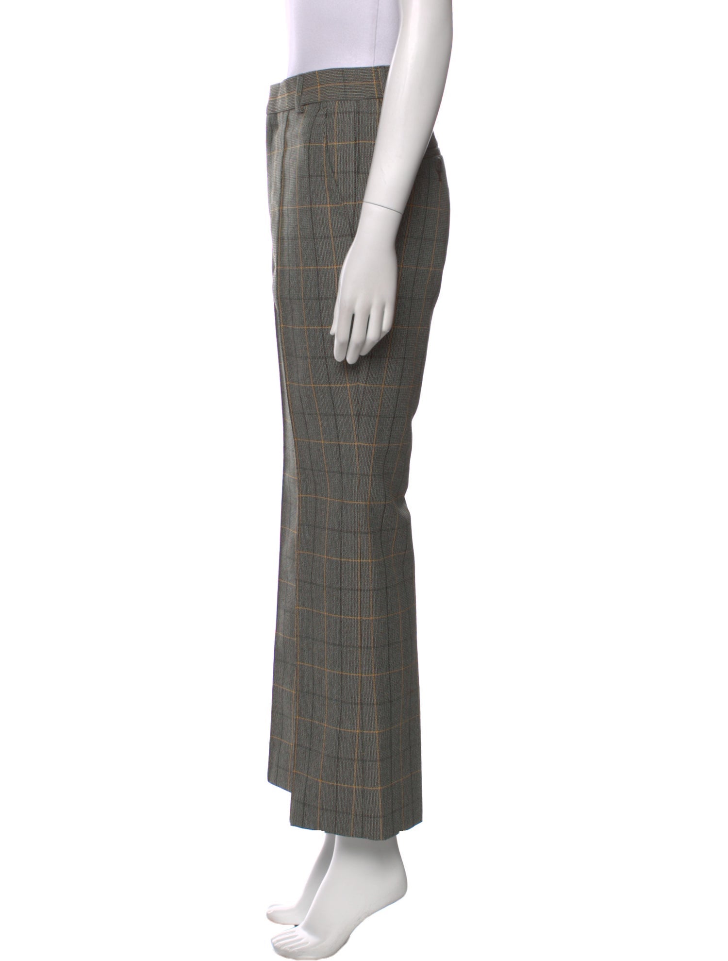 PLAN C Wool Wide Leg Pants