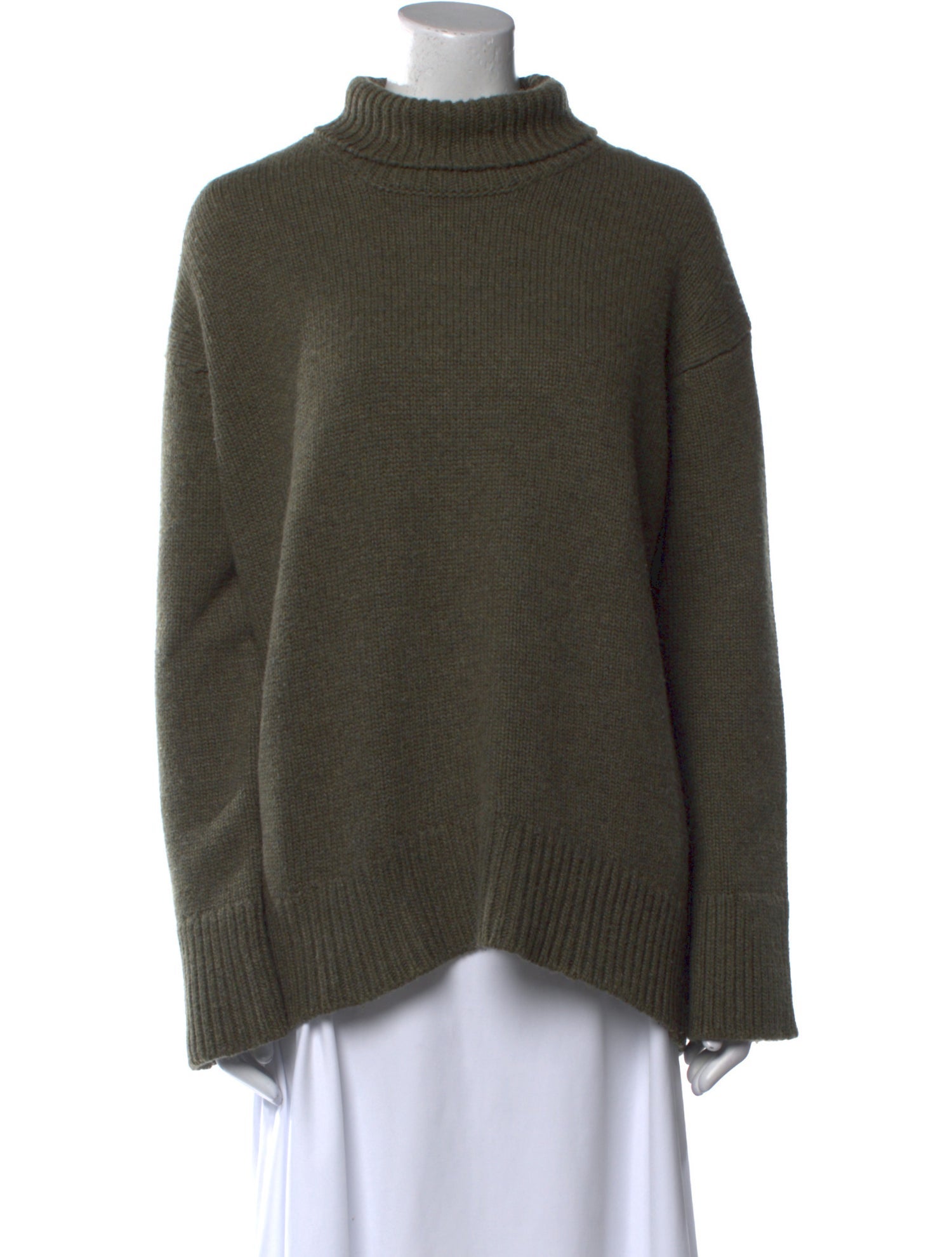 PLAN C Virgin Wool Turtleneck Sweater