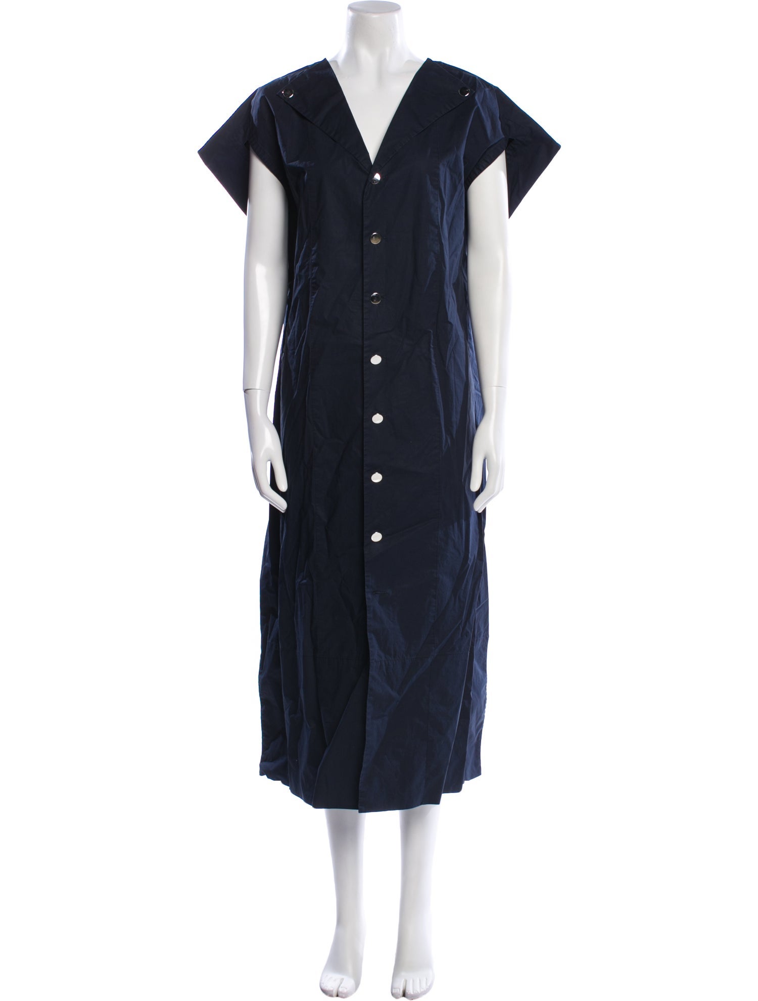 PLAN C V-Neck Long Dress